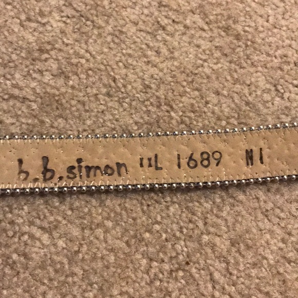 Genuine b.b.simon belt main image 4